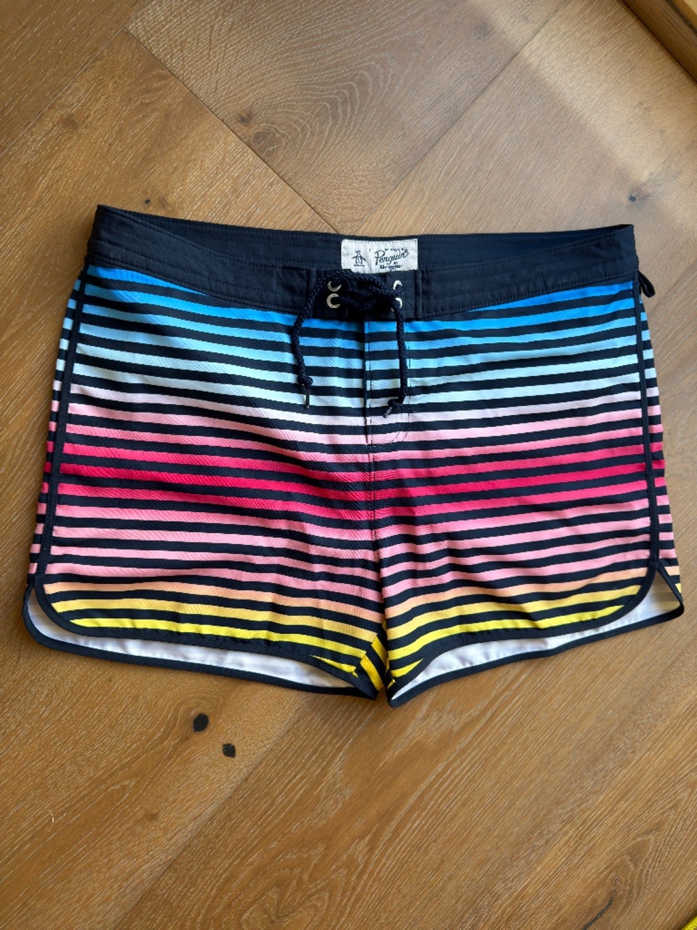 PENGUIN Swimsuit Multicolor Swim Shorts Men's Size 34